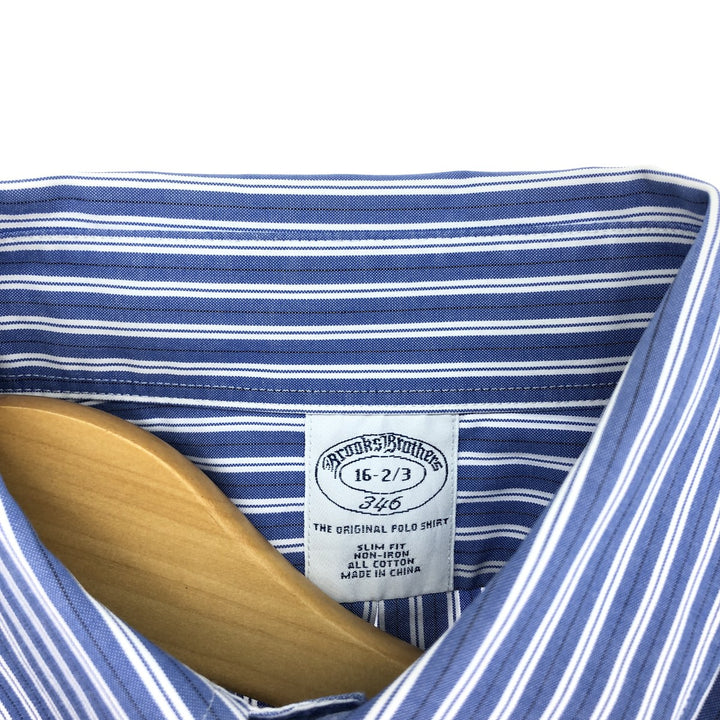 Brooks Brothers 346 Long Sleeve Button-Down Striped Shirt, Men's Size L / eaa499264