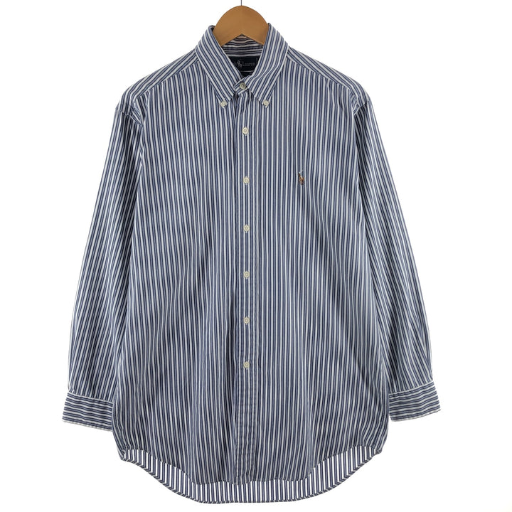 Ralph Lauren YARMOUTH Long Sleeve Button Down Striped Shirt Men's M Size / eaa499268