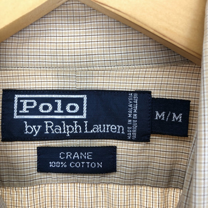 Ralph Lauren POLO by Ralph Lauren CRANE Long Sleeve Check Shirt Men's M Size /eaa499274