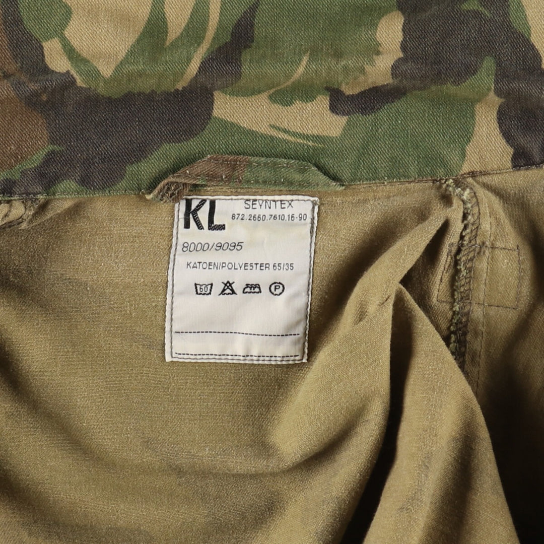 Dutch military genuine 90'S camouflage pattern military field jacket 8000/9095 men's M equivalent vintage /eaa499316