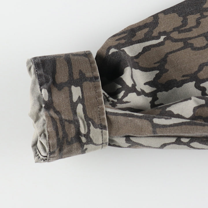 Civilian Camouflage Pattern Trevor Camo BDU Military Jacket Made in USA Men's L size /eaa499321