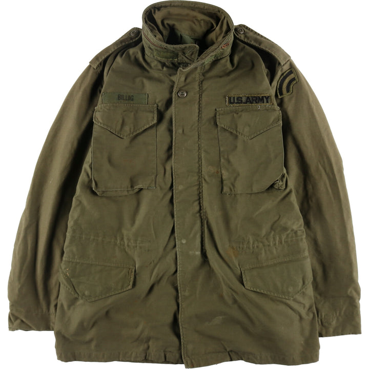70s~80'S USARMY M-65 3rd Military Field Jacket Made in USA MEDIUM-LONG Men's M equivalent Vintage /eaa499379