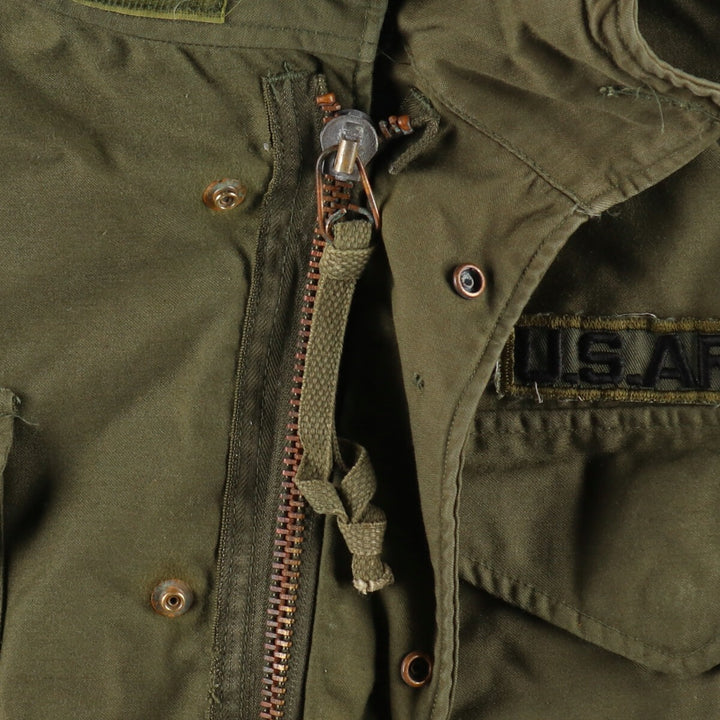 70s~80'S USARMY M-65 3rd Military Field Jacket Made in USA MEDIUM-LONG Men's M equivalent Vintage /eaa499379