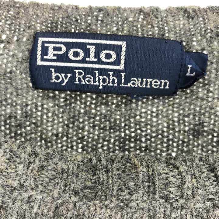 Ralph Lauren POLO by Ralph Lauren wool knit sweater made in England, men's size L / eaa499407