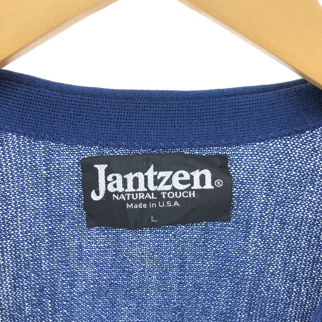 80'S Jantzen knit cardigan, made in USA, men's size L, vintage /eaa499462