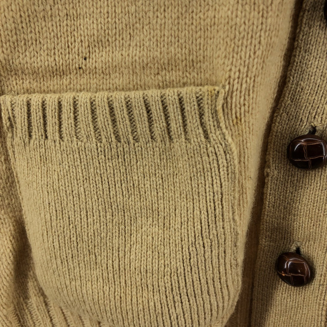 80'S LLBean Wool Knit Cardigan Made in USA Men's M Size Vintage /eaa499557