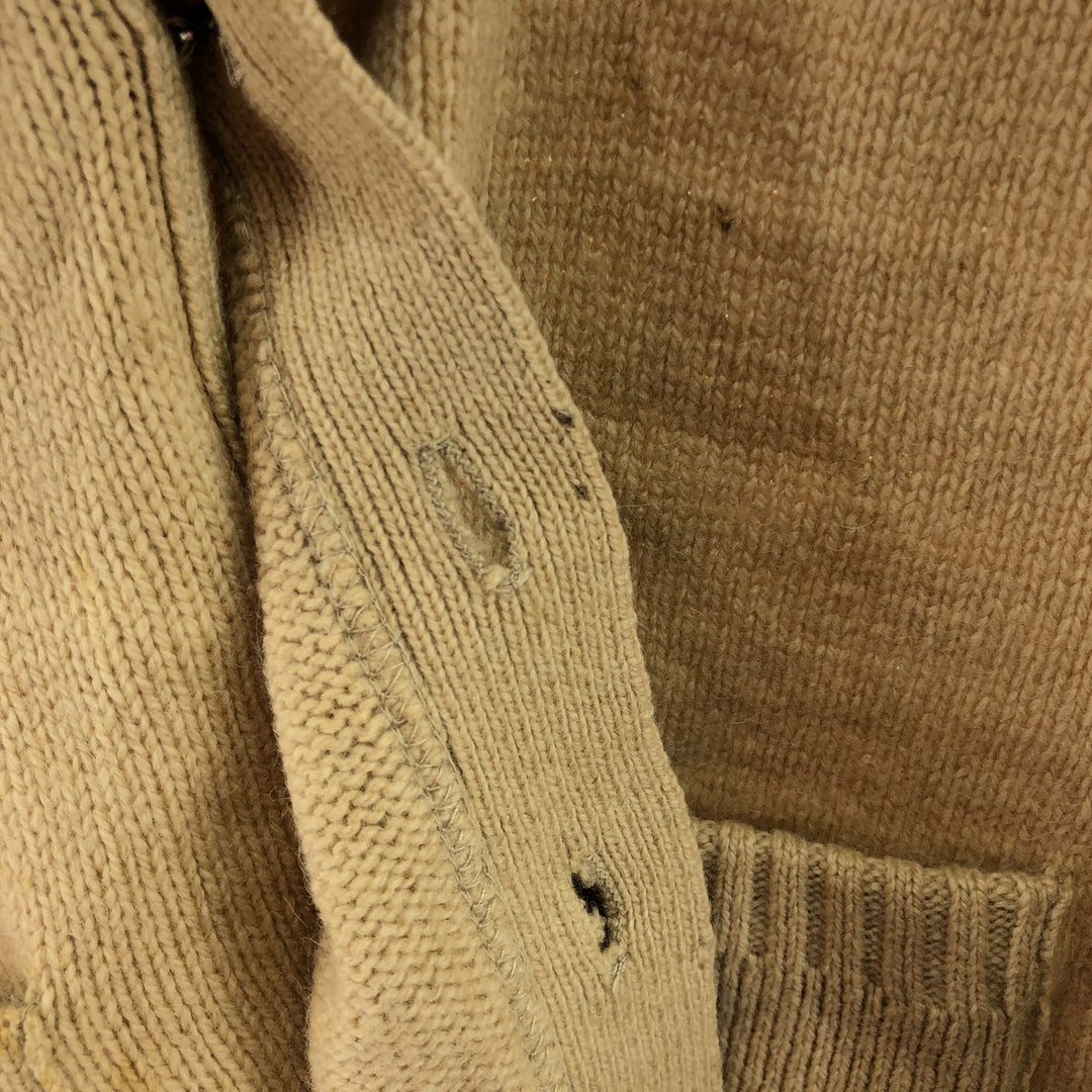 80'S LLBean Wool Knit Cardigan Made in USA Men's M Size Vintage /eaa499557