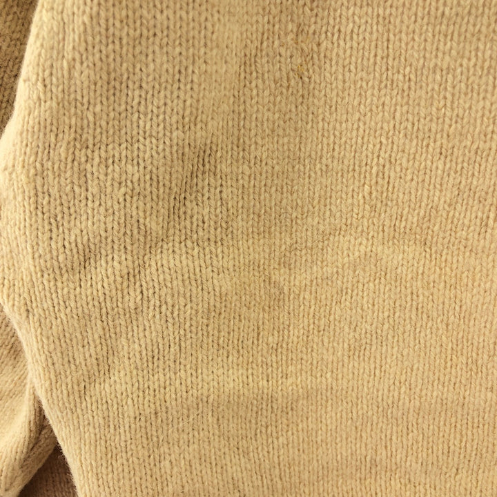 80'S LLBean Wool Knit Cardigan Made in USA Men's M Size Vintage /eaa499557