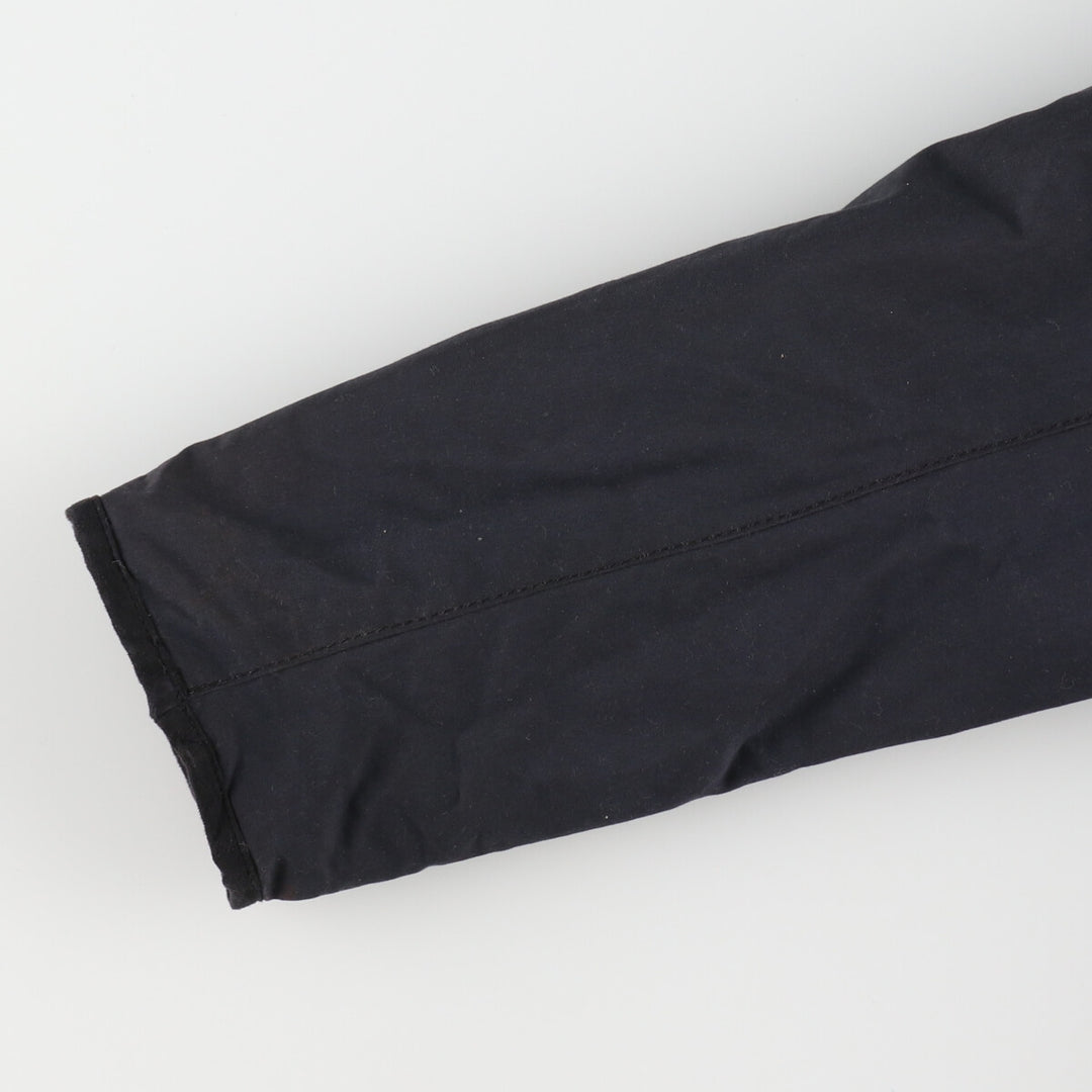 Barbour hooded waxed cotton oiled jacket, women's size L Waxed cotton black type Vintage Second Hand