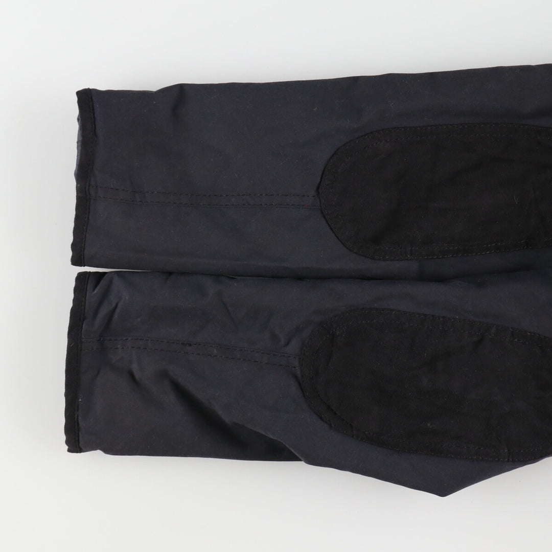 Barbour hooded waxed cotton oiled jacket, women's size L Waxed cotton black type Vintage Second Hand