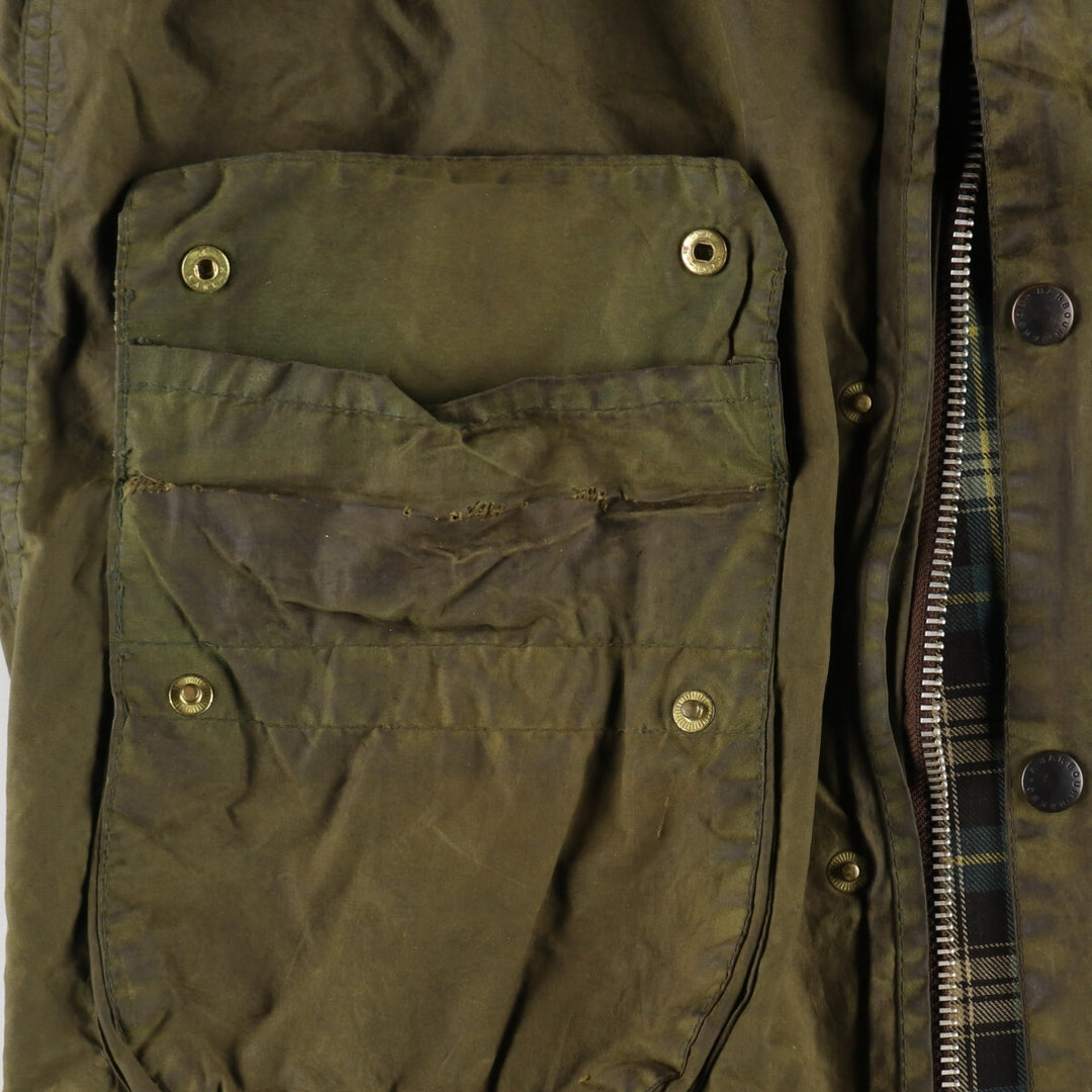 80'S Barbour Game Fair 2 Warrant Waxed Cotton Oiled Jacket Made in England C38 Men's M Size Vintage /eaa499716