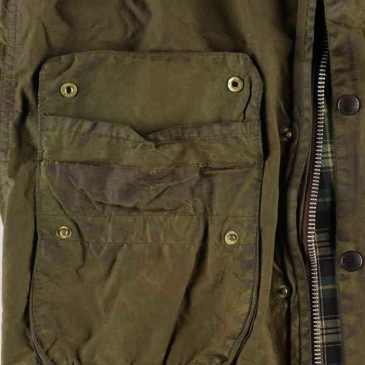 80'S Barbour Game Fair 2 Warrant Waxed Cotton Oiled Jacket Made in England C38 Men's M Size Vintage /eaa499716