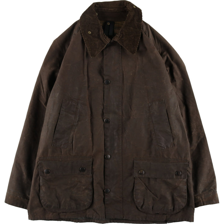 90'S Barbour Bedale Old 3 Warrant Waxed Cotton Oiled Jacket Made in England C40 Men's M Size Vintage /eaa499722