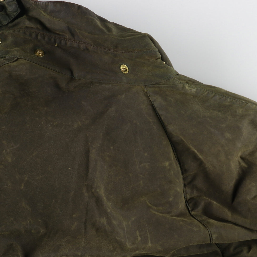 80'S Barbour Beaufort 2 Warrant Oiled Hunting Jacket Made in England C46 Men's XL equivalent Vintage /eaa499726