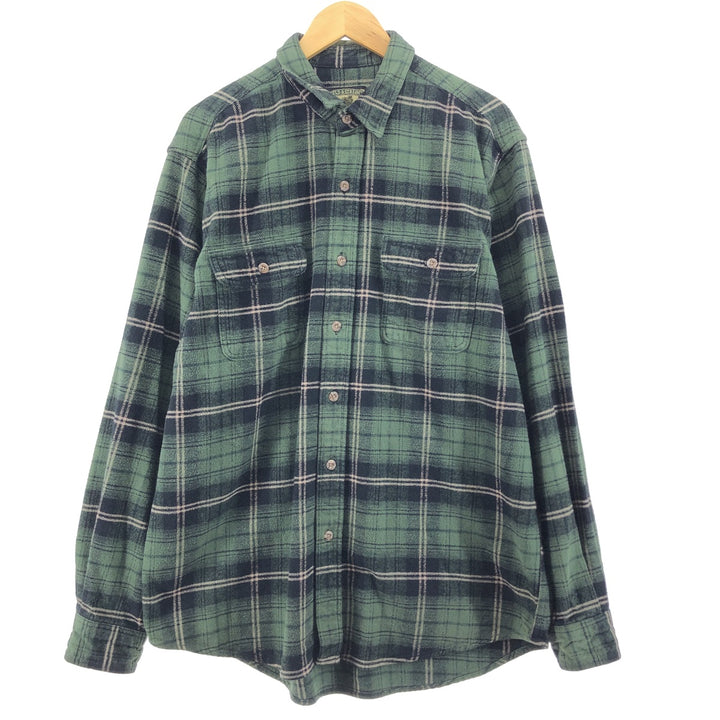 FIELD and STREAM Long Sleeve Heavy Flannel Check Shirt Men's XL /eaa499733