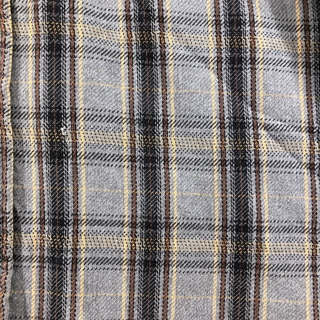 Long sleeve heavy flannel check shirt Men's XL equivalent /eaa499741