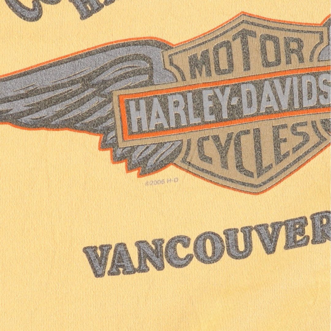 00'S Harley-Davidson Advertising Sweat Pullover Hoodie Men's L size / eaa499756