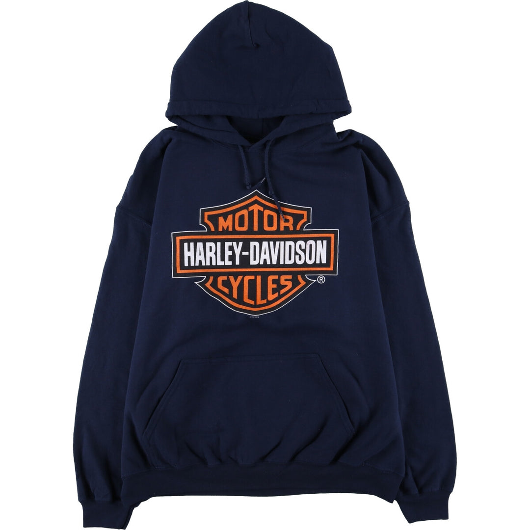 DEAD STOCK Harley Davidson Advertising Sweat Pullover Hoodie Men's XL /eaa499757