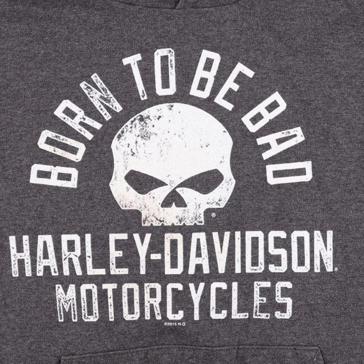 Harley-Davidson Skull Pattern Advertising Pullover Sweatshirt Hoodie Men's M / eaa499759