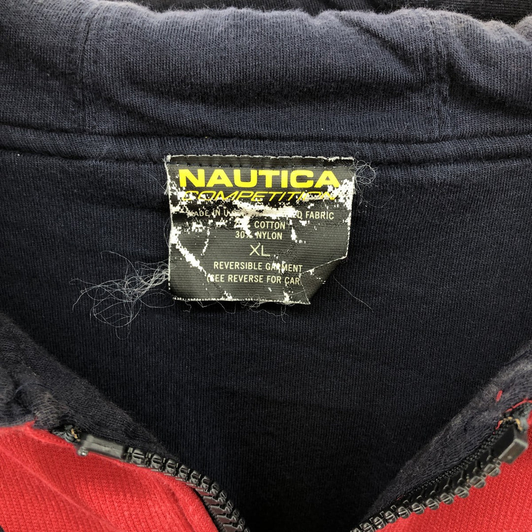 NAUTICA COMPETITION Sweat Full Zip Hoodie Made in USA Men's XL /eaa499881