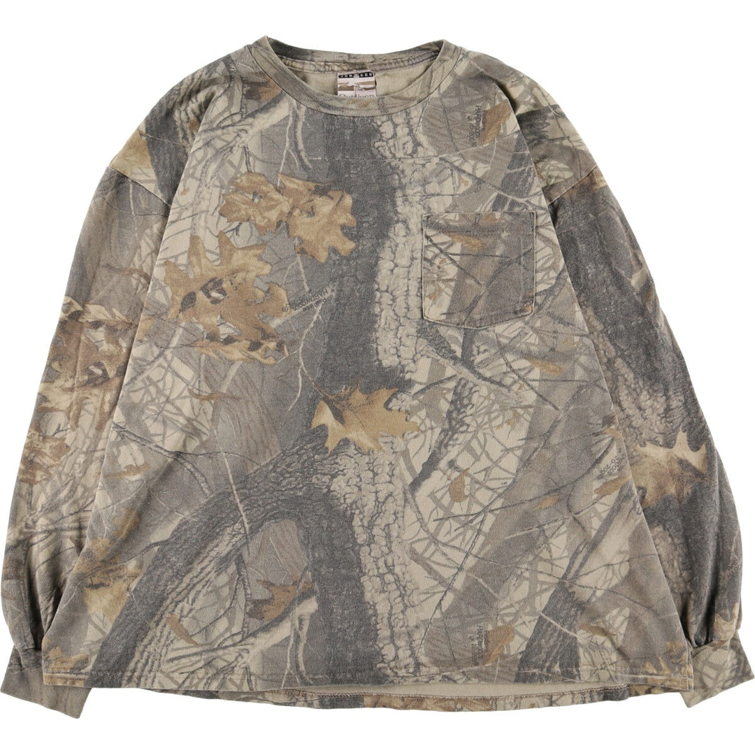 Jerzees Real Tree Camo Long T-Shirt, Men's XL Size /eaa499894