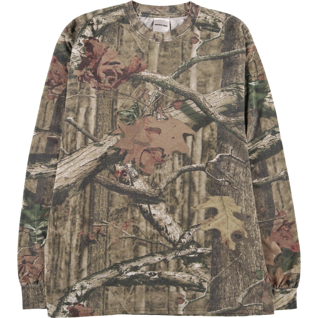 MOSSY OAK Real Tree Camo Long T-Shirt, Men's M size /eaa499895