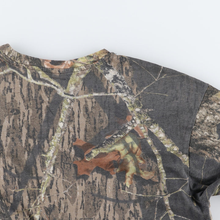 REDHEAD Real Tree Camo Long T-Shirt, Men's L Size, Crew Neck (Crew Neck) /eaa499899