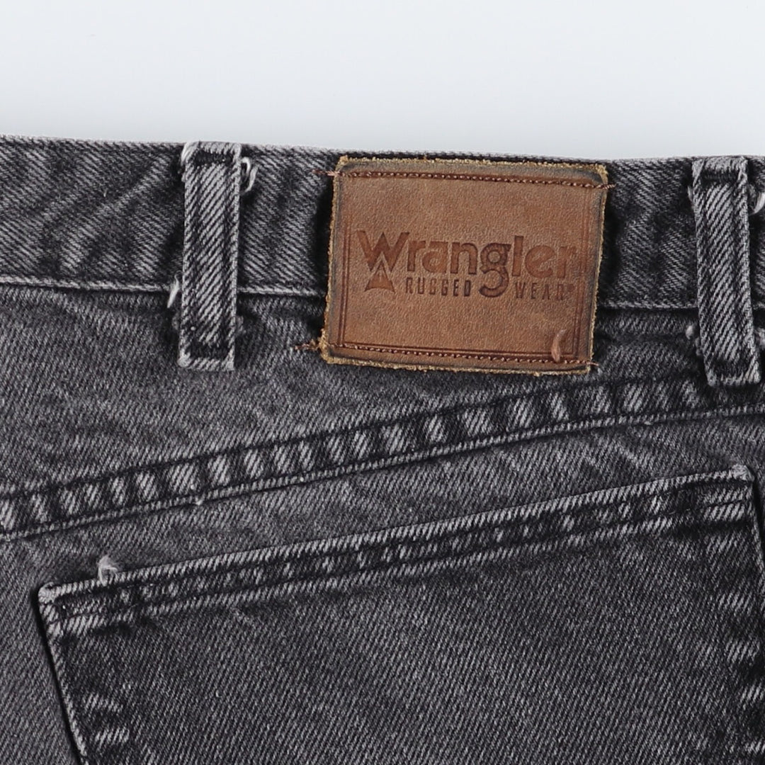 Wrangler Black Denim Straight Denim Pants Men's W36 / eaa499919