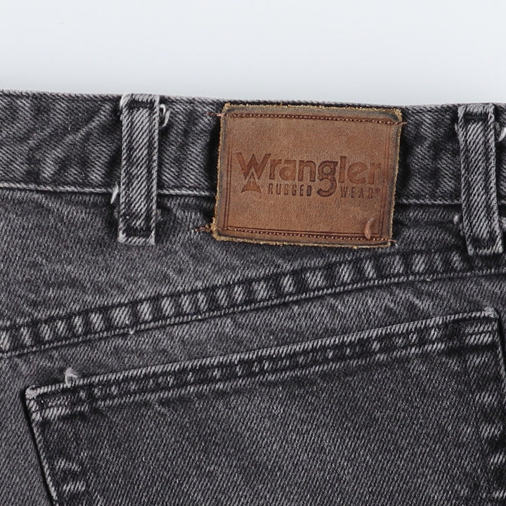 Wrangler Black Denim Straight Denim Pants Men's W36 / eaa499919