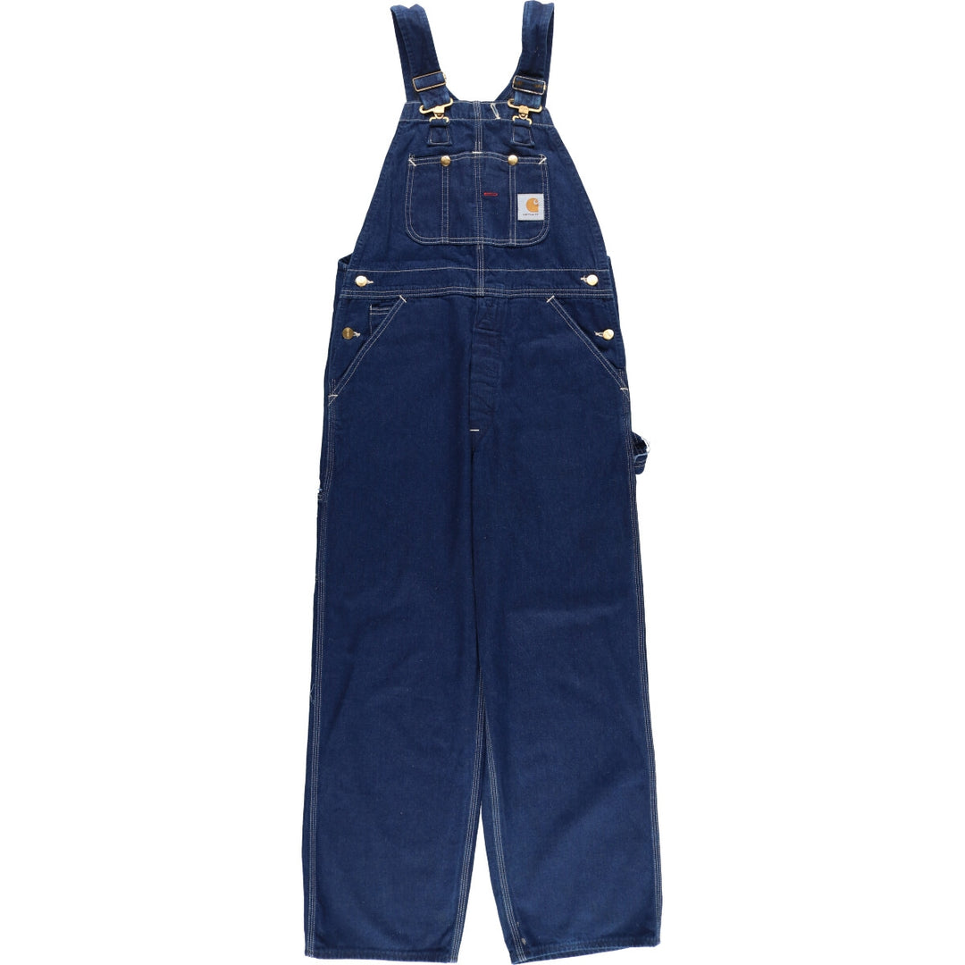 Carhartt Bat Dye Denim Overalls for Men, W34 equivalent / eaa499933