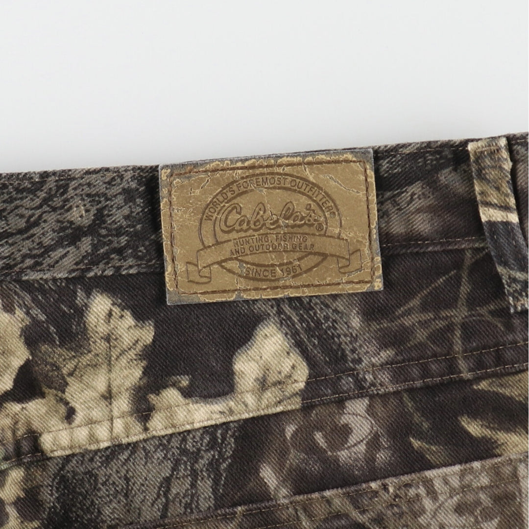 Cabelas Camouflage Pattern Real Tree Camo Straight Denim Pants Men's W36 / eaa499957