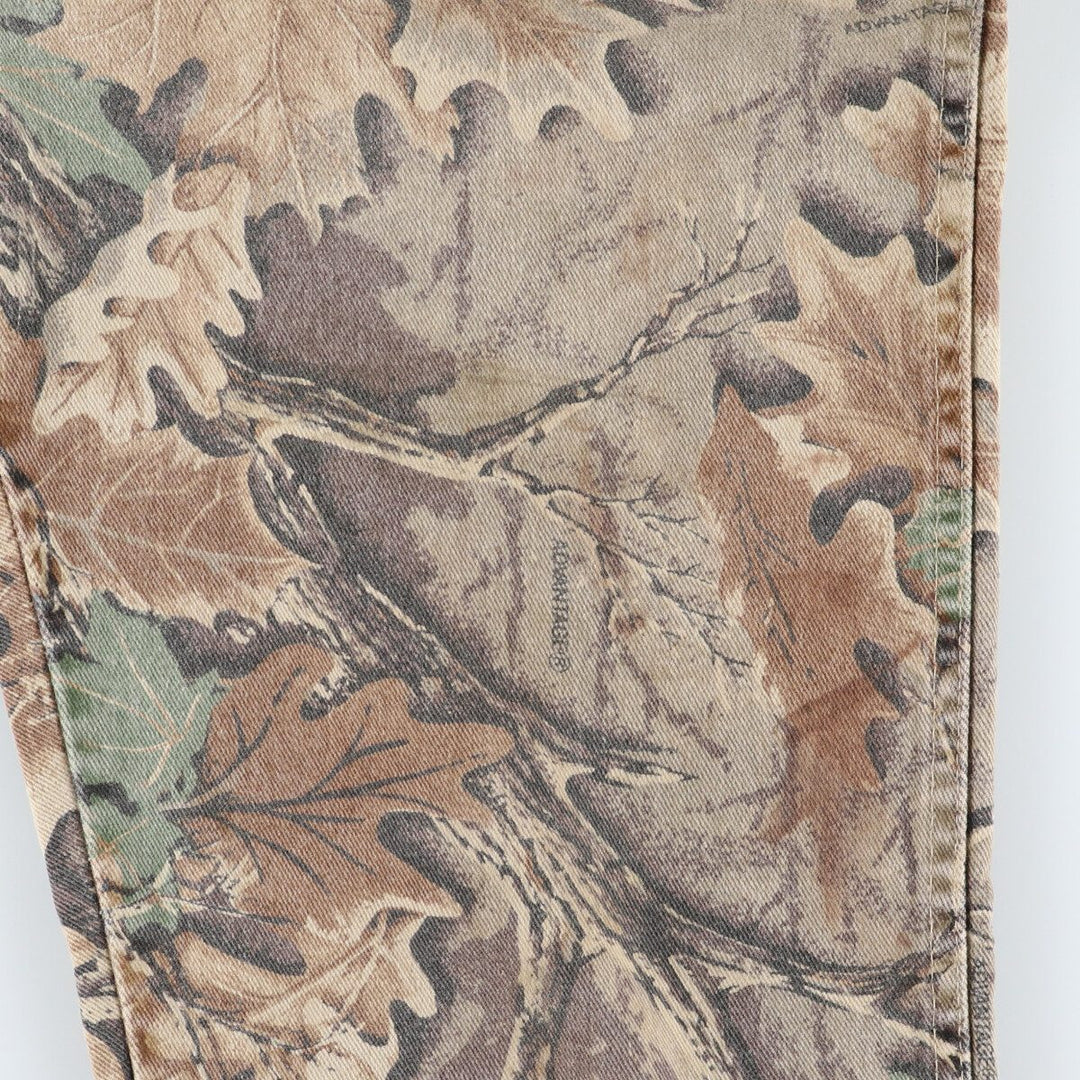 Wrangler Camouflage Pattern Real Tree Camo Cotton Pants Made in USA Men's W33 equivalent / eaa499968