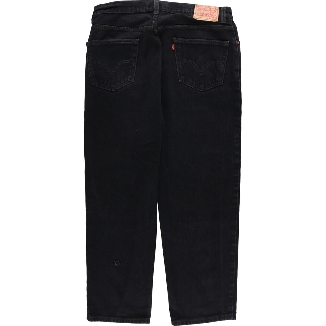 Levi's 550 Relaxed Fit Black Denim Tapered Denim Pants Men's W36 / eaa499983