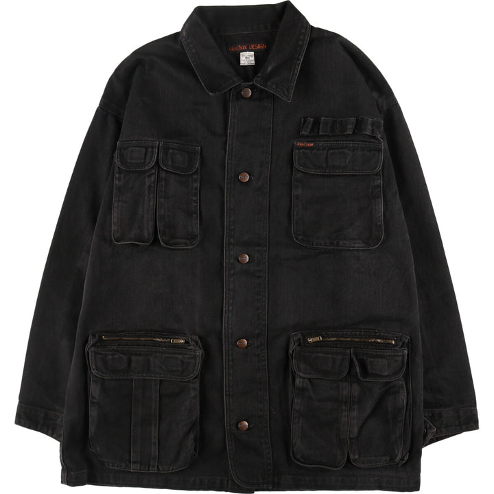 90'S MerChant DESIGN denim coveralls, men's XL size, vintage /eaa500013