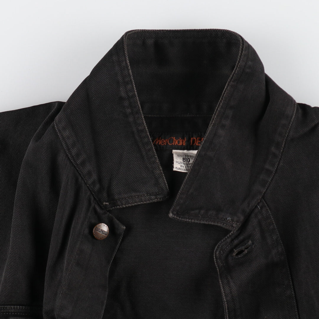 90'S MerChant DESIGN denim coveralls, men's XL size, vintage /eaa500013