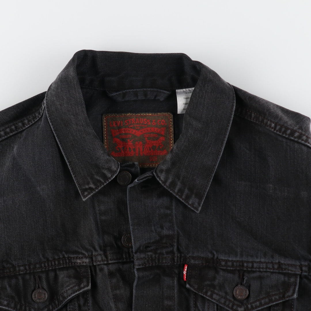 Levi's Black Denim Jacket, G-Jean, Men's Size L / eaa500016