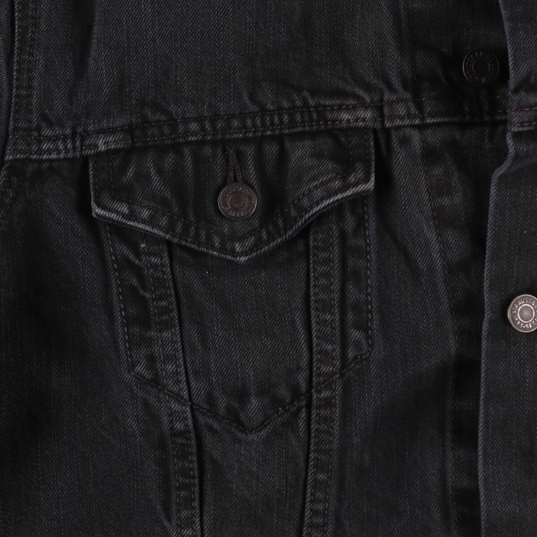 Levi's Black Denim Jacket, G-Jean, Men's Size L / eaa500016