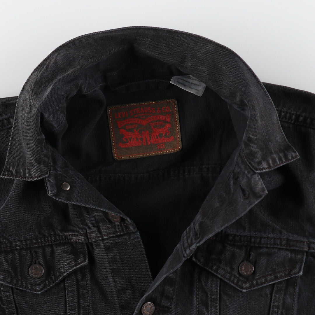 Levi's Black Denim Jacket, G-Jean, Men's Size L / eaa500016