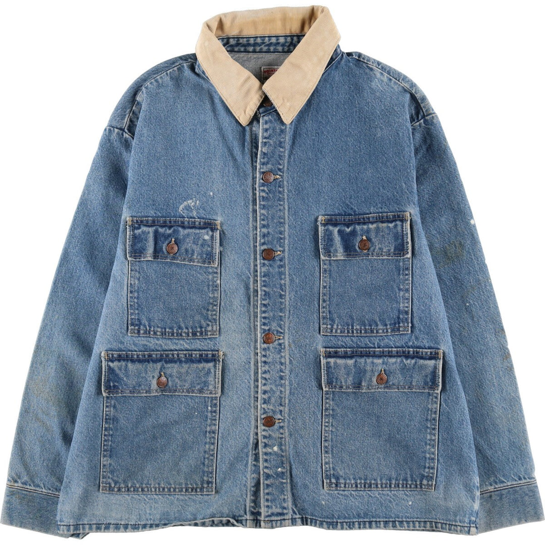 90'S Pointer denim coverall made in USA, men's XL size, vintage /eaa500019