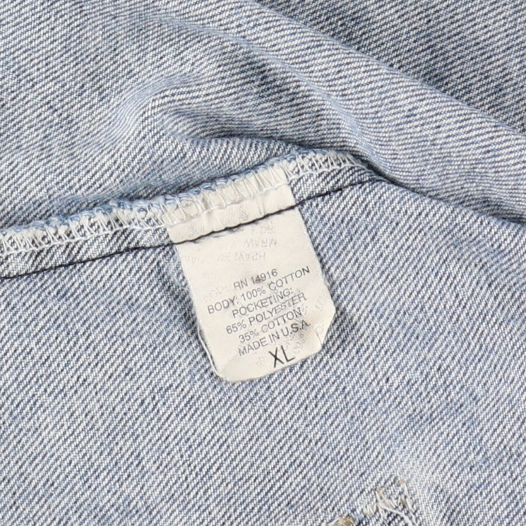 90'S Pointer denim coverall made in USA, men's XL size, vintage /eaa500019