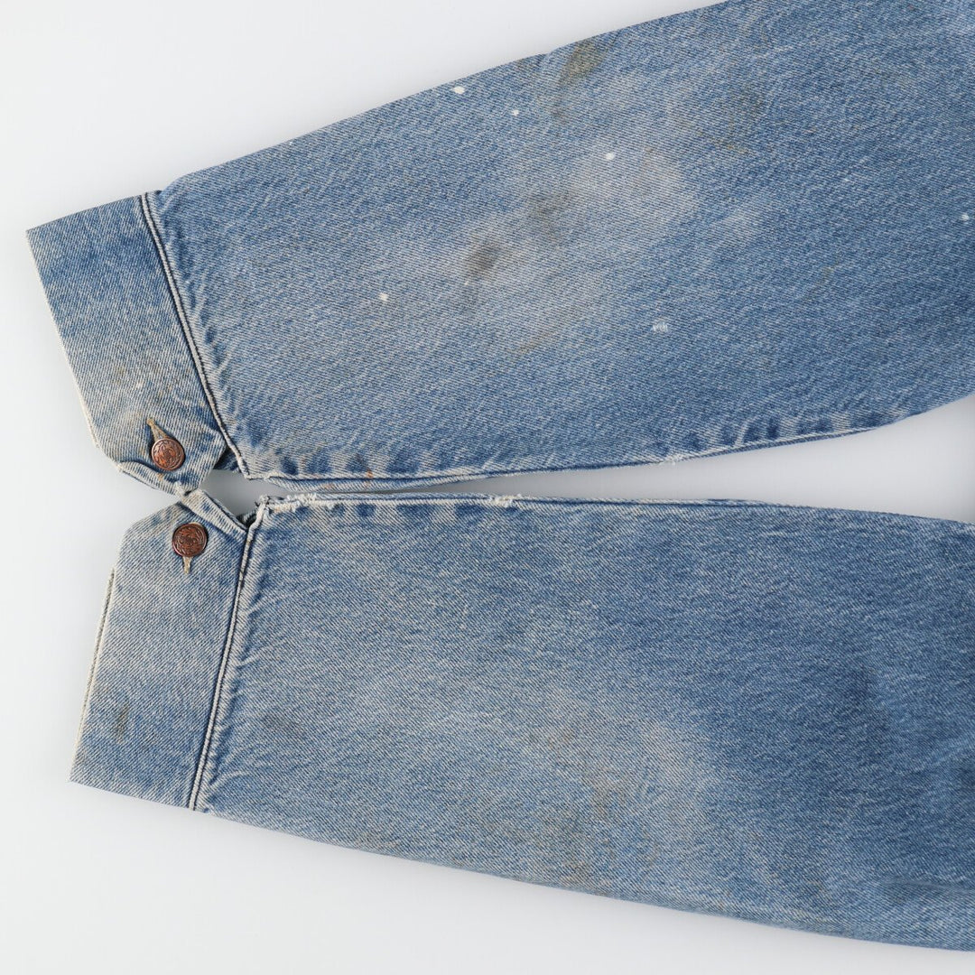 90'S Pointer denim coverall made in USA, men's XL size, vintage /eaa500019