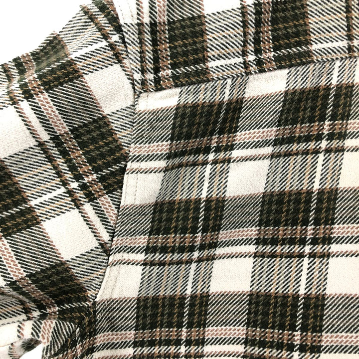 ORVIS Long Sleeve Flannel Check Shirt Men's Size L /eaa500051