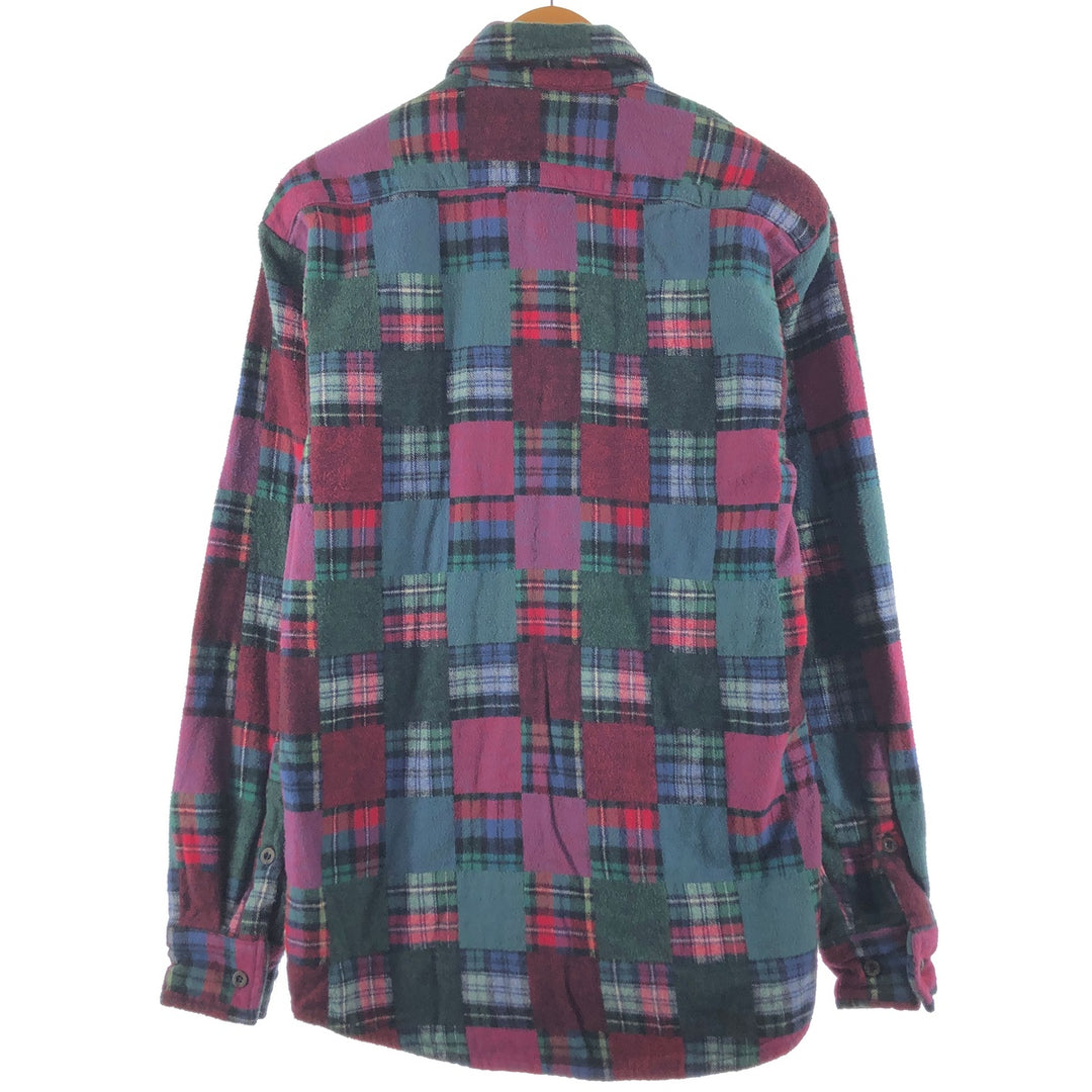 90'S The Vermont Flannel Co. Check Pattern Long Sleeve Heavy Flannel Check Shirt Made in USA Men's XS Vintage /eaa500065