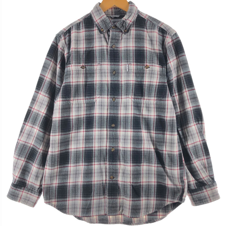 Carhartt Long Sleeve Heavy Flannel Check Shirt Men's M / eaa500070