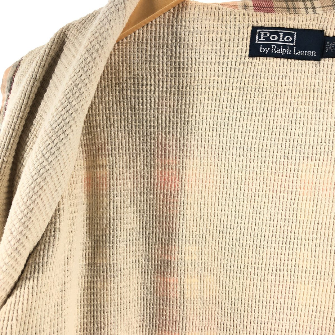 90'S Polo Ralph Lauren Check Pattern One Point Long Sleeve Button Down Check Shirt L Vintage /eaa500087