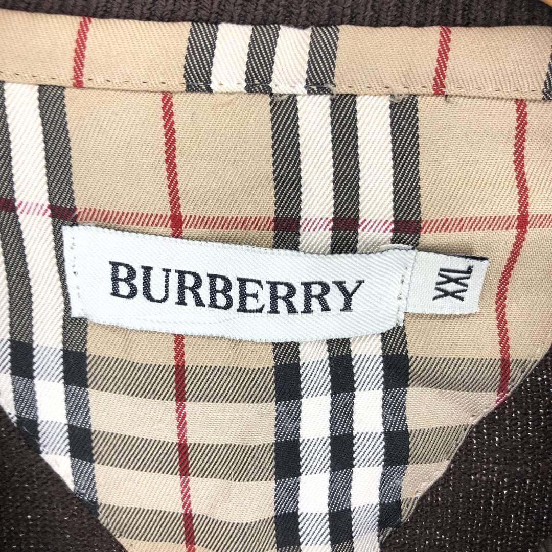 Burberry's wool knit sweater, men's size XXL / eaa500124