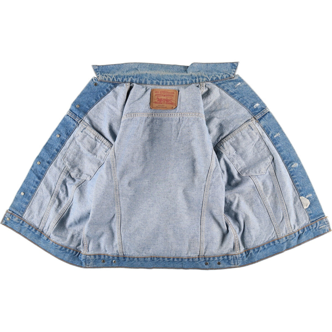 Levi's 75505-0212 denim jacket, denim jacket, men's size L / eaa500226