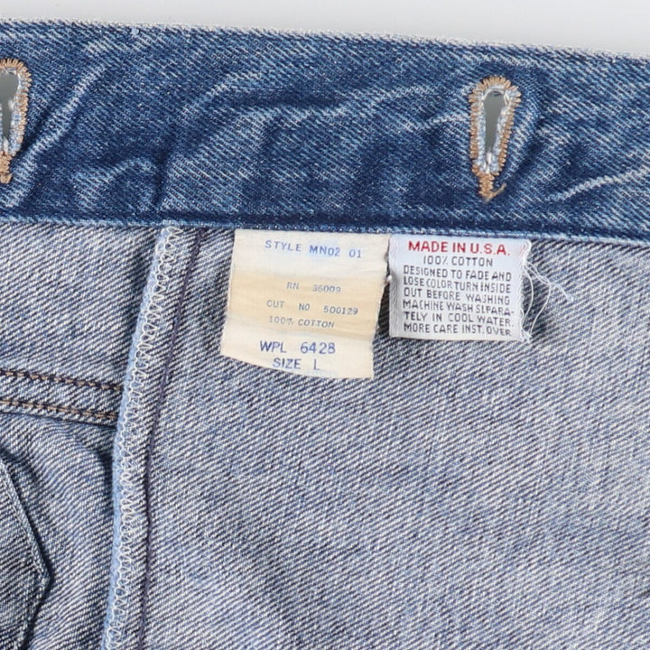 80'S Calvin Klein denim jacket, denim jacket, made in USA, men's size L, vintage /eaa500227