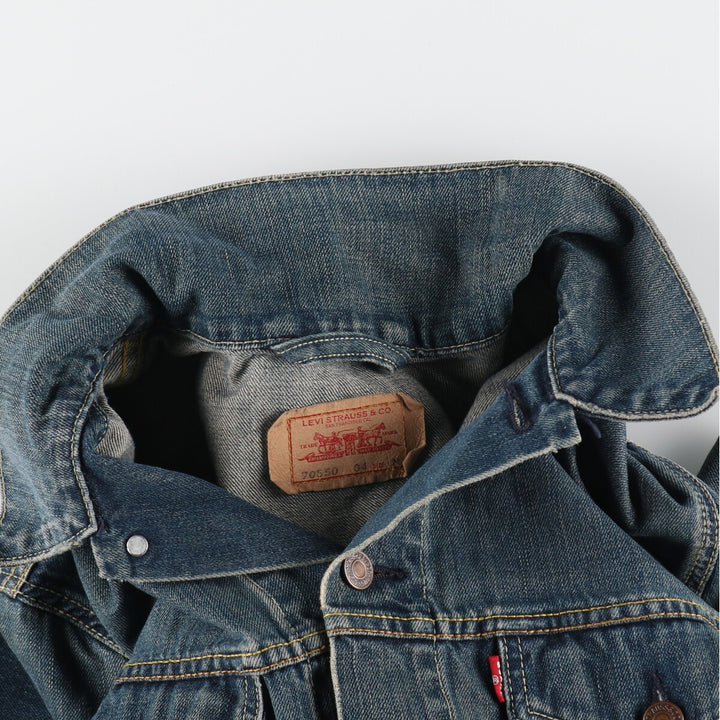 Levi's 70550 04 Euro Model Denim Jacket, G-Jean, Men's M size / eaa500233