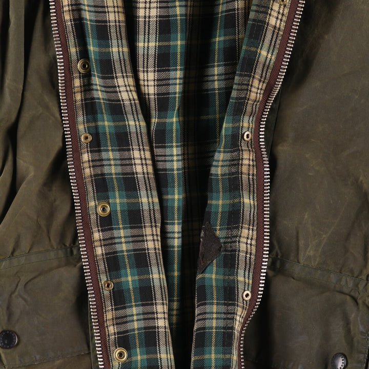 90'S Barbour Game Fair Old 3 Warrant Waxed Cotton Oiled Jacket Made in England 36in Men's S equivalent /eaa500255